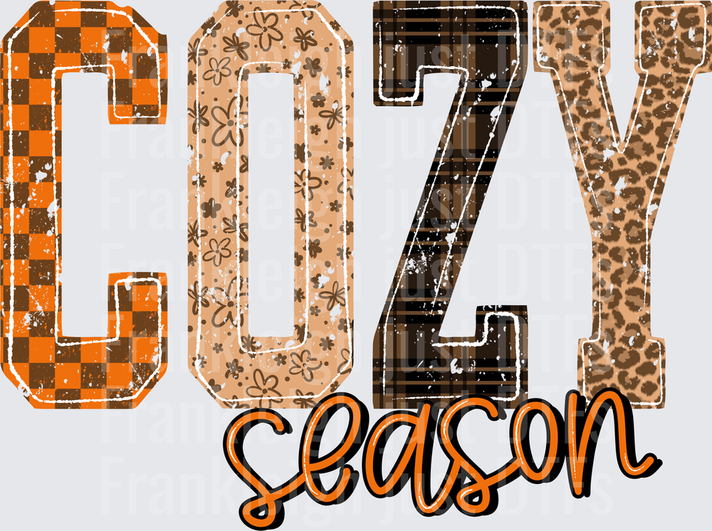 Leopard fall cozy season