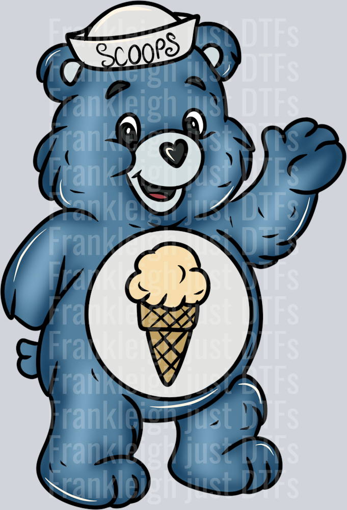 Blue stranger bear