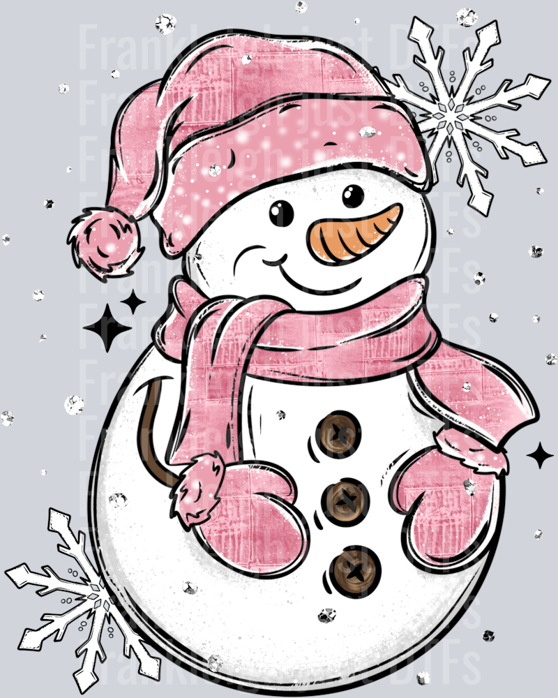 Pink Snowman
