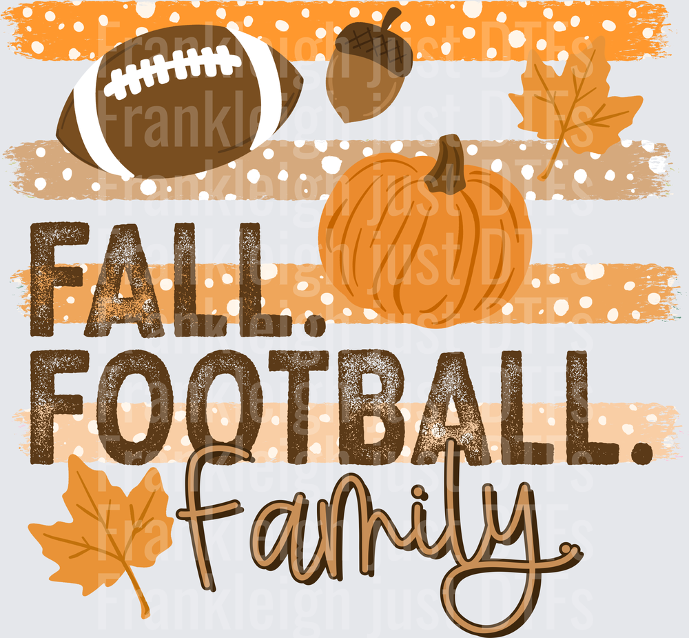 Fall football family