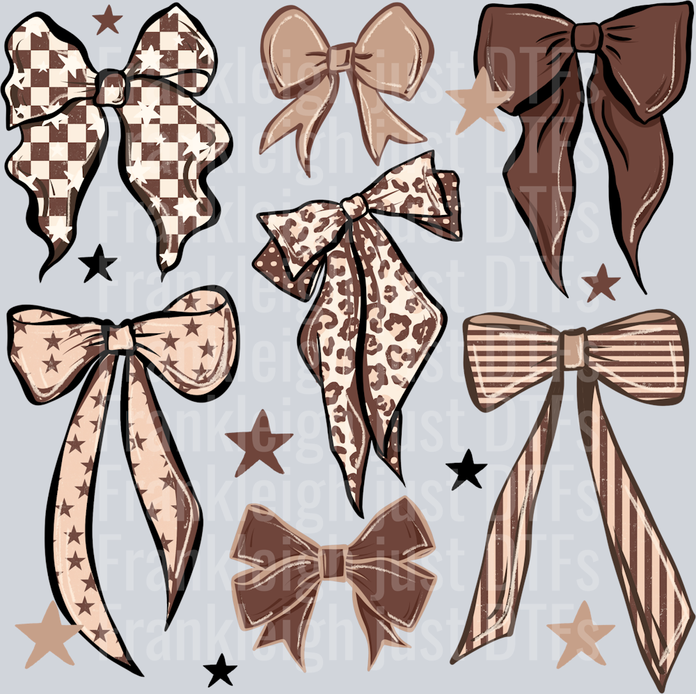 Neutral Retro Bows