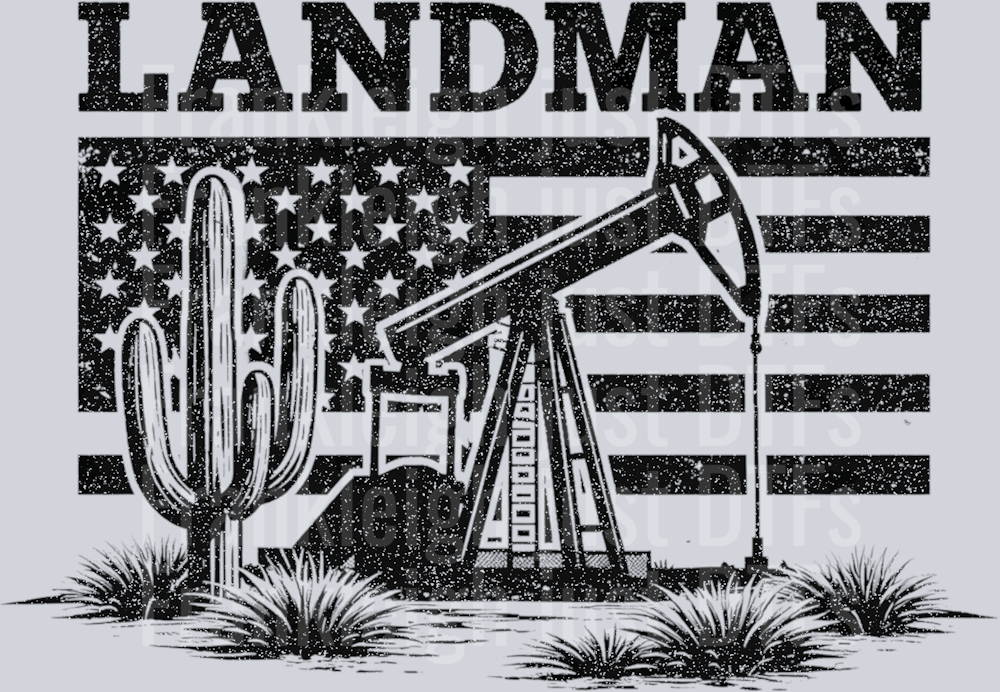 land_man_flag black