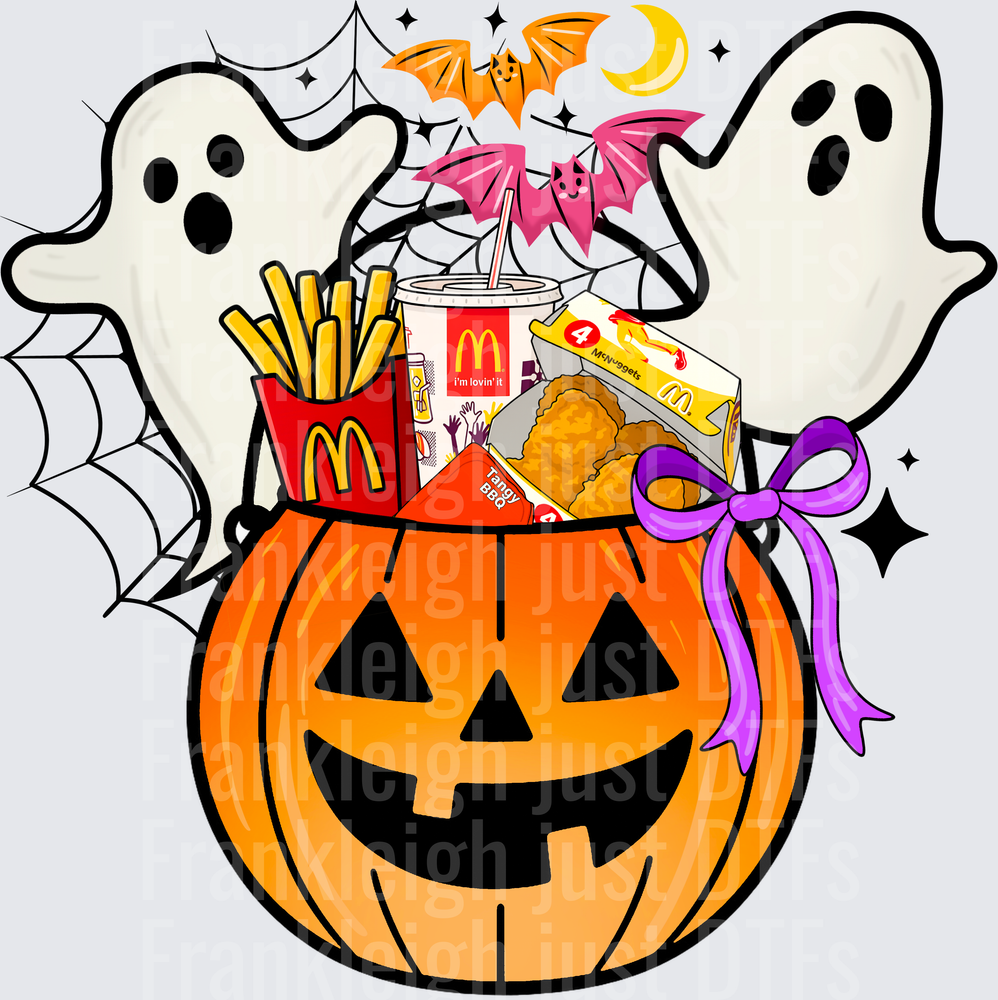 McDonald’s ghostie bbq pumpkin