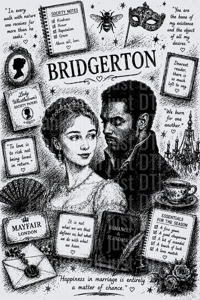 Bridgerton Collage