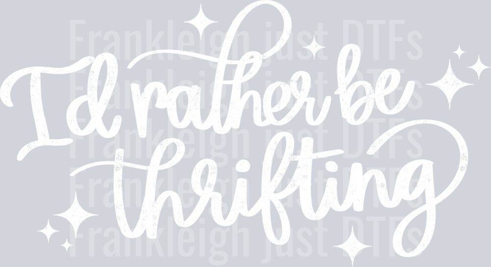 Rather Be Thrifting in White