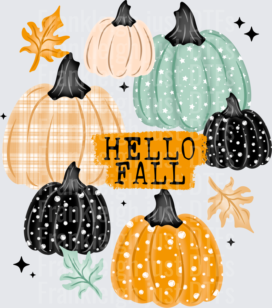 Hello Fall Pumpkins