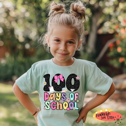 100 days of school pastels