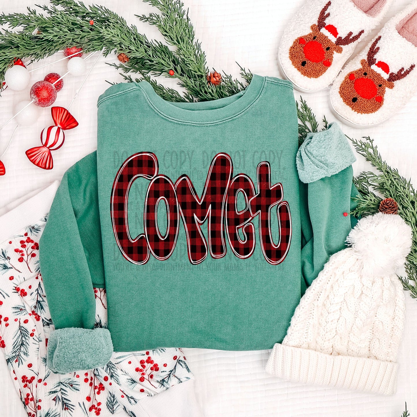 Comet Funky Doodle Buffalo Check