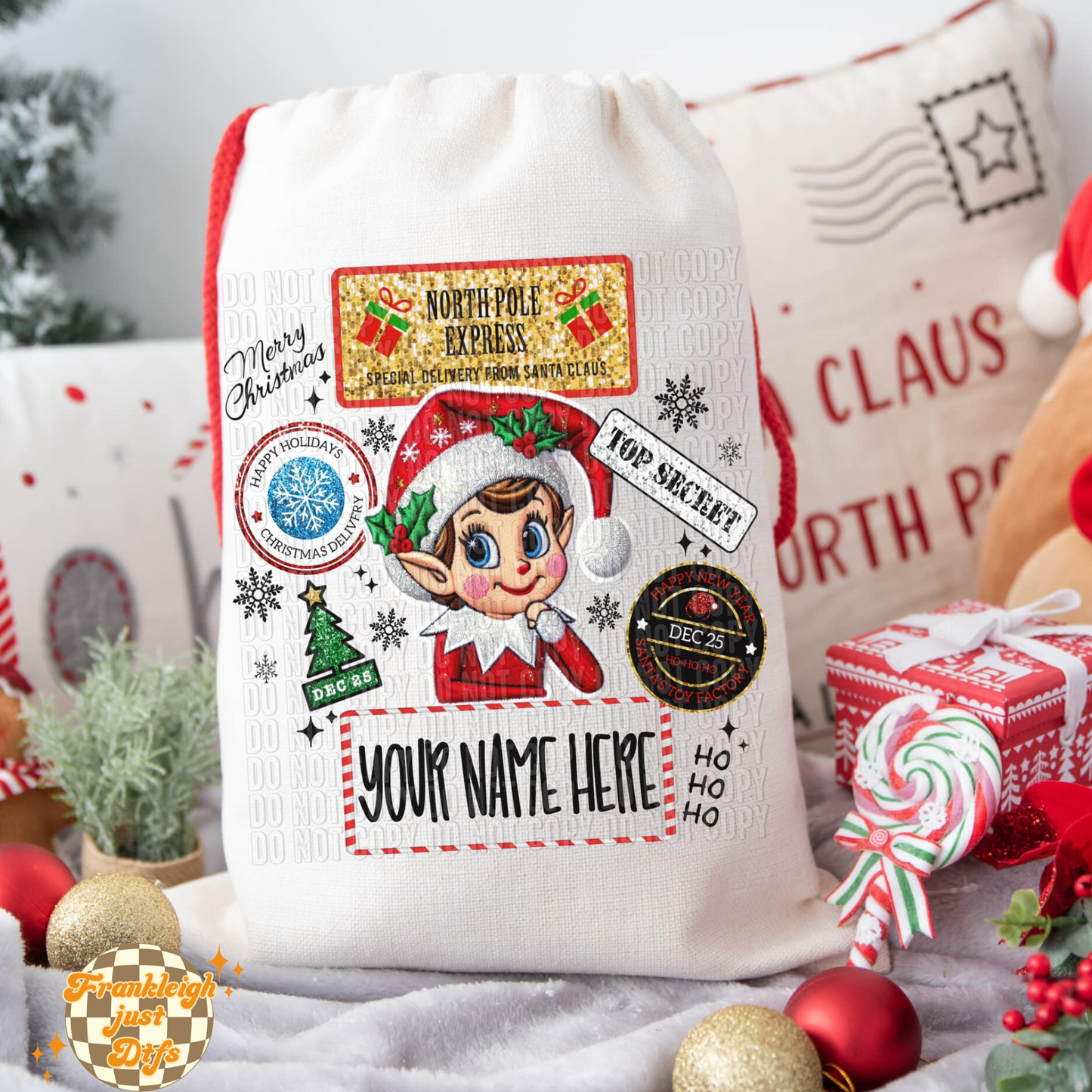 Santa Sack (Designs only) Multiple Choices