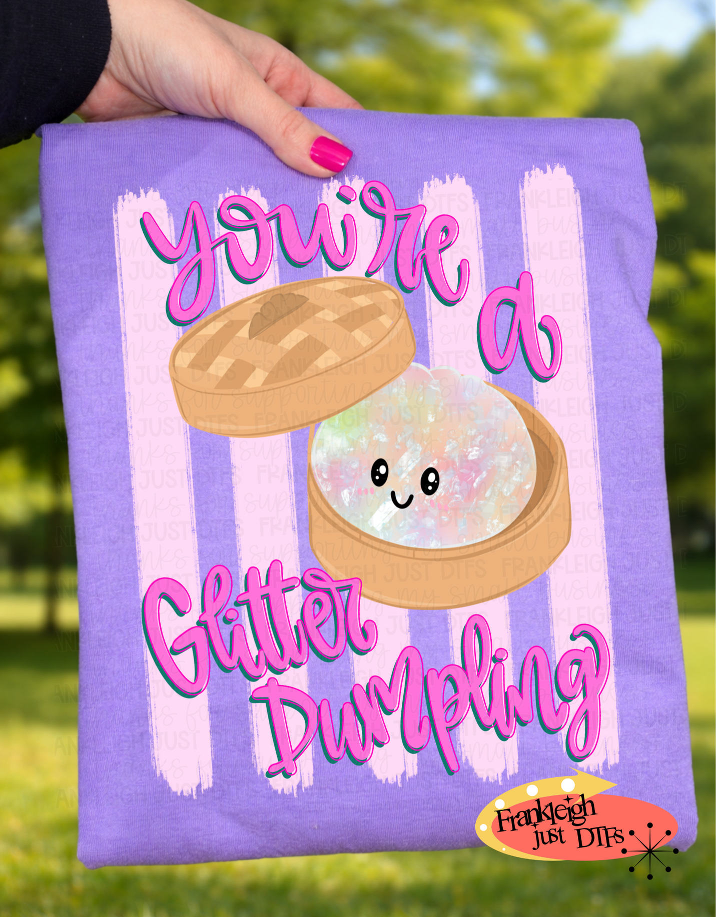 Pink Glitter Dumpling