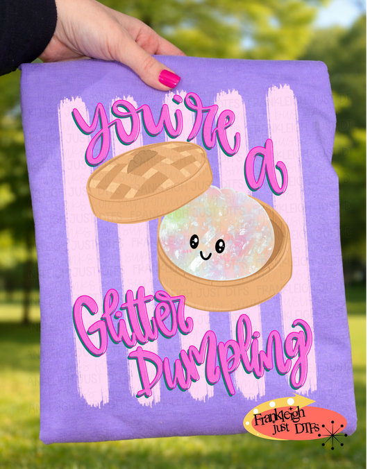 Pink Glitter Dumpling