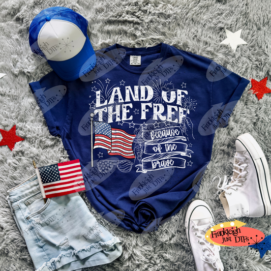 Land of the Free in White