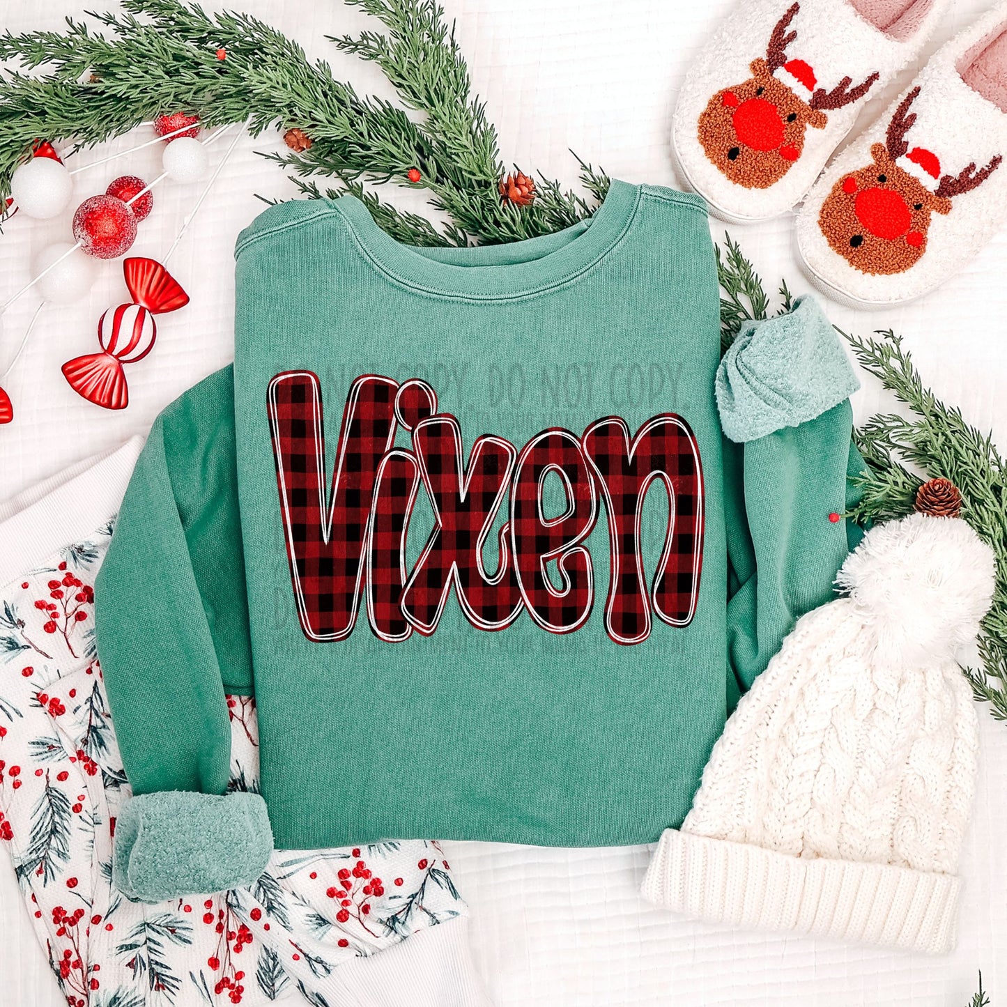 Vixen Funky Doodle Buffalo Check