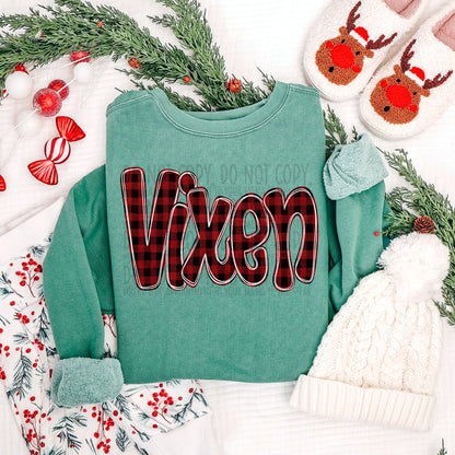 Vixen Funky Doodle Buffalo Check