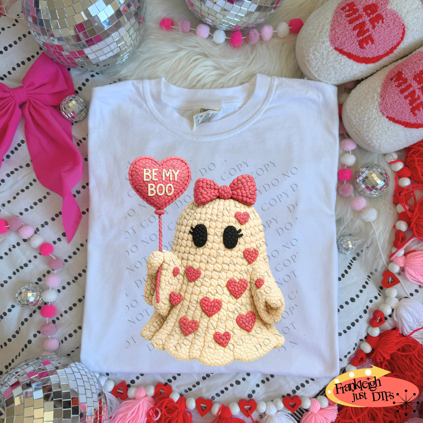 Faux yarn ghost be my boo