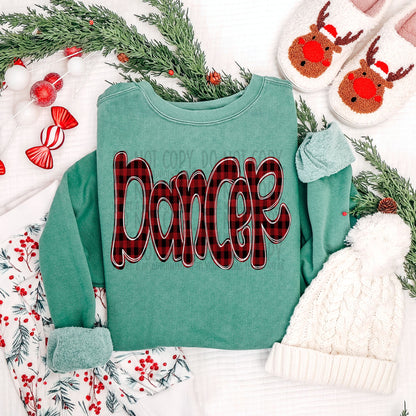 Dancer Funky Doodle Buffalo Check