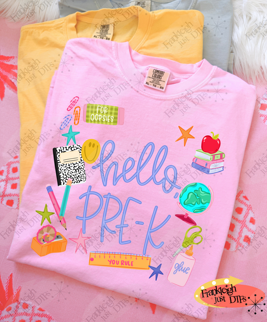 HELLO PREK school collage