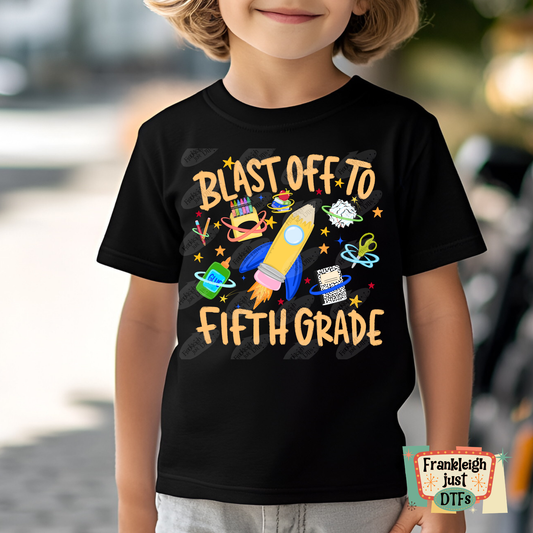 Blast off to Fifth Boy
