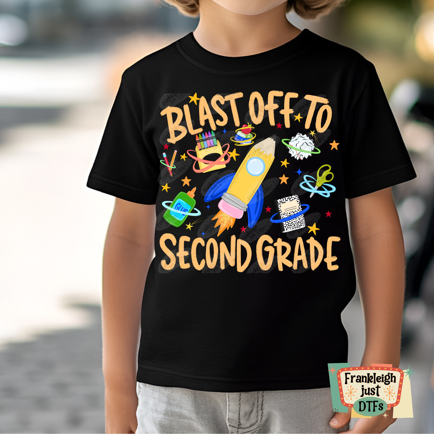 Blast off to Second Grade Boy