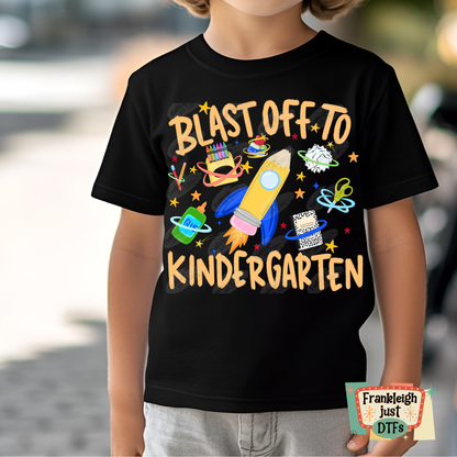 Blast off to Kindergarten Boy