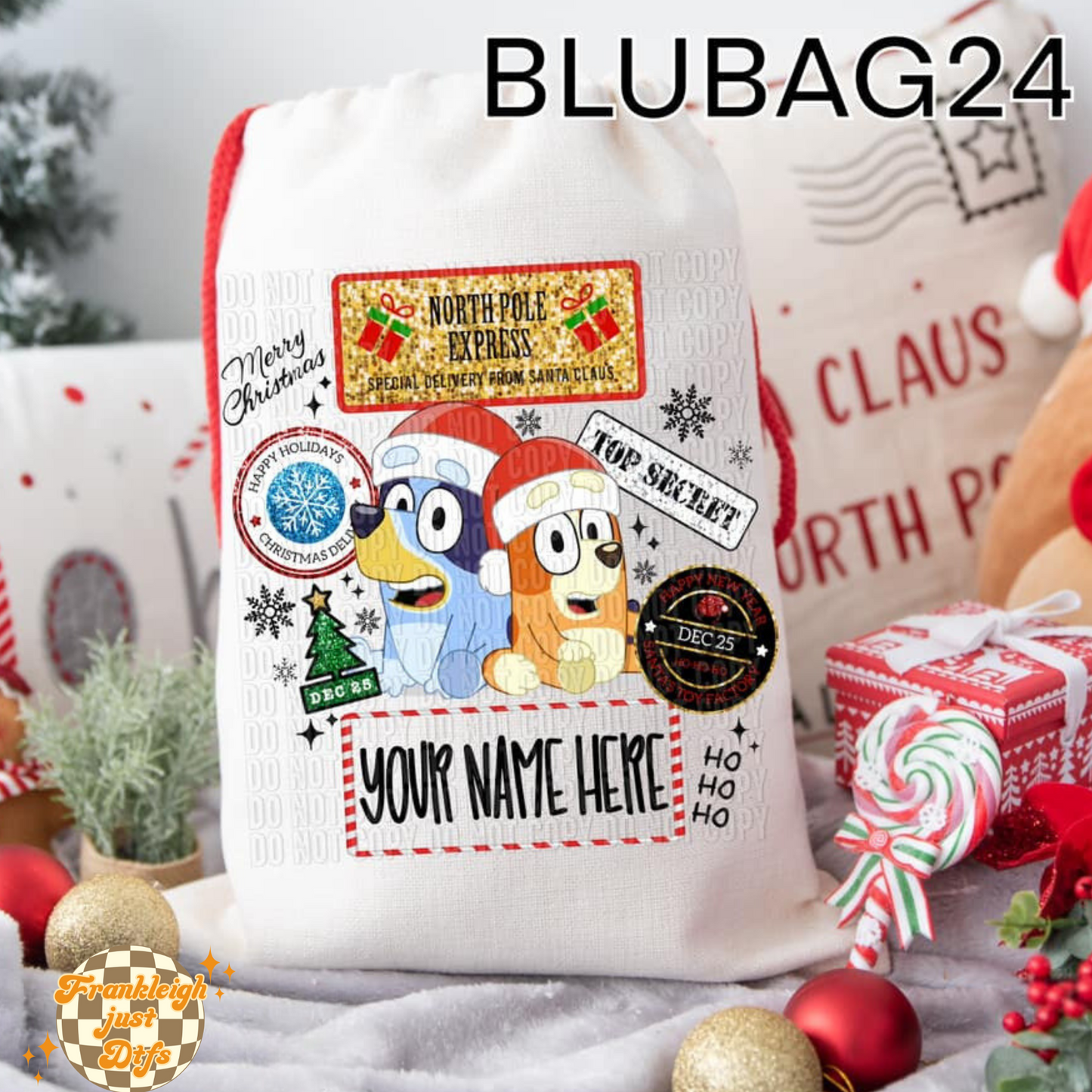 Santa Sack (Designs only) Multiple Choices