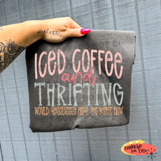 Iced Coffee & Thrifting