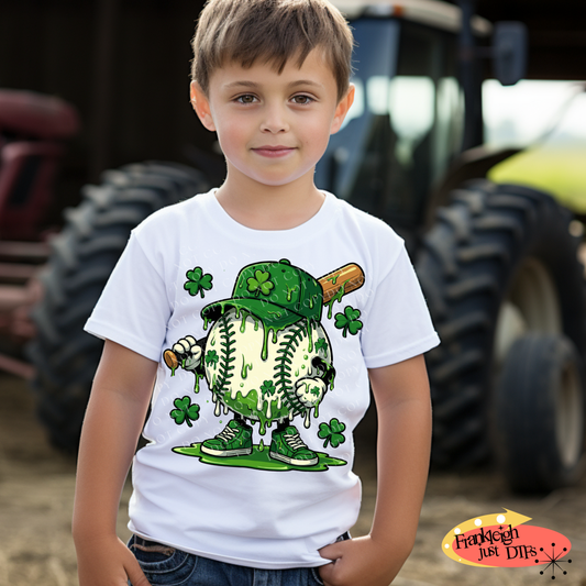 Baseball Drip St Patricks Day