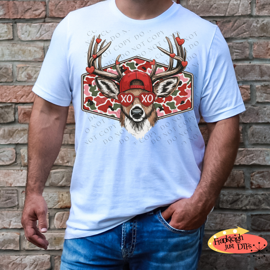 Valentine deer XOXO