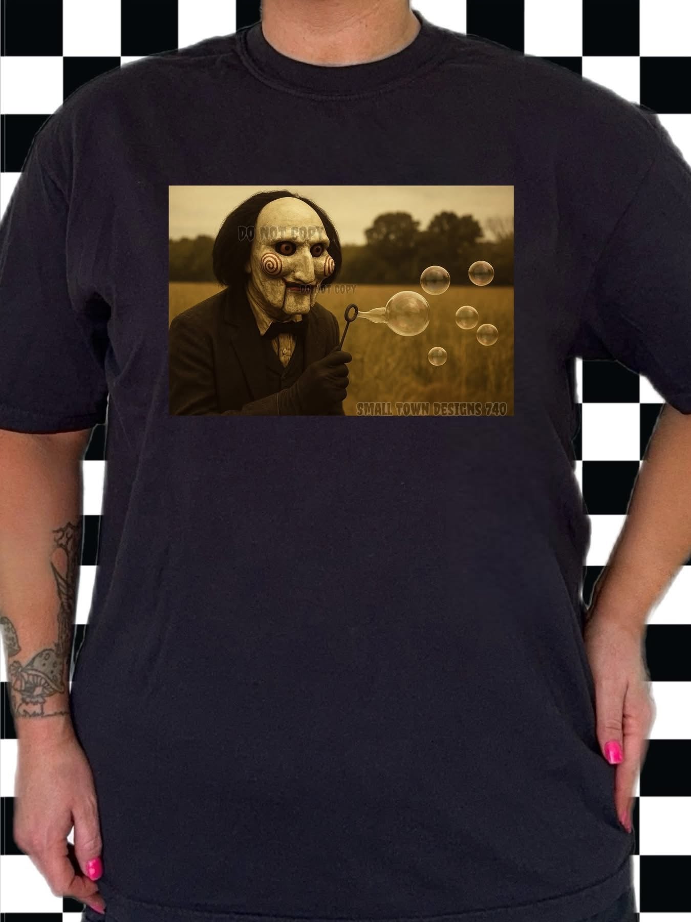 Blowing bubbles (multiple or characters)