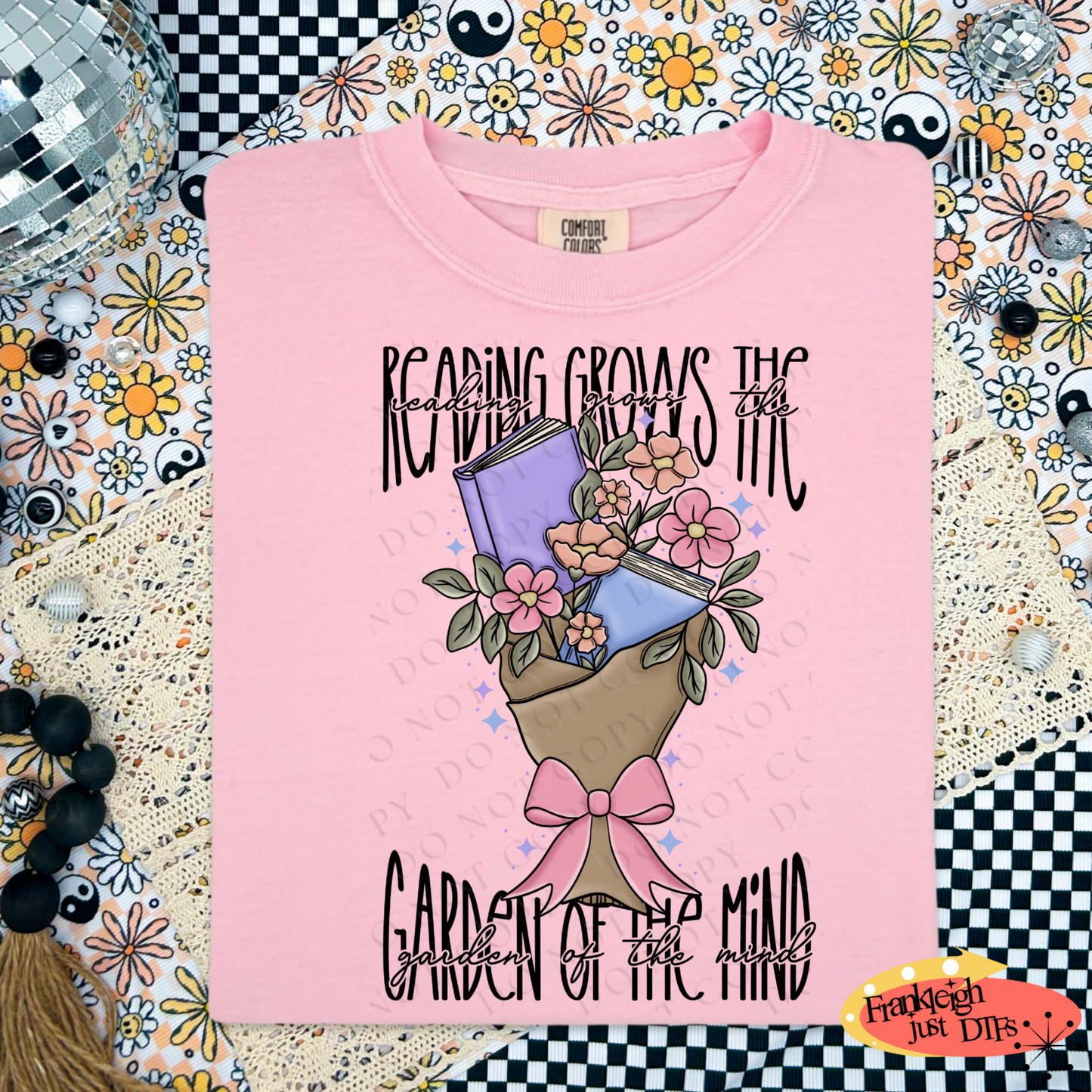 Reading Grows the Garden of the Mind Book Bouquet (with stars)