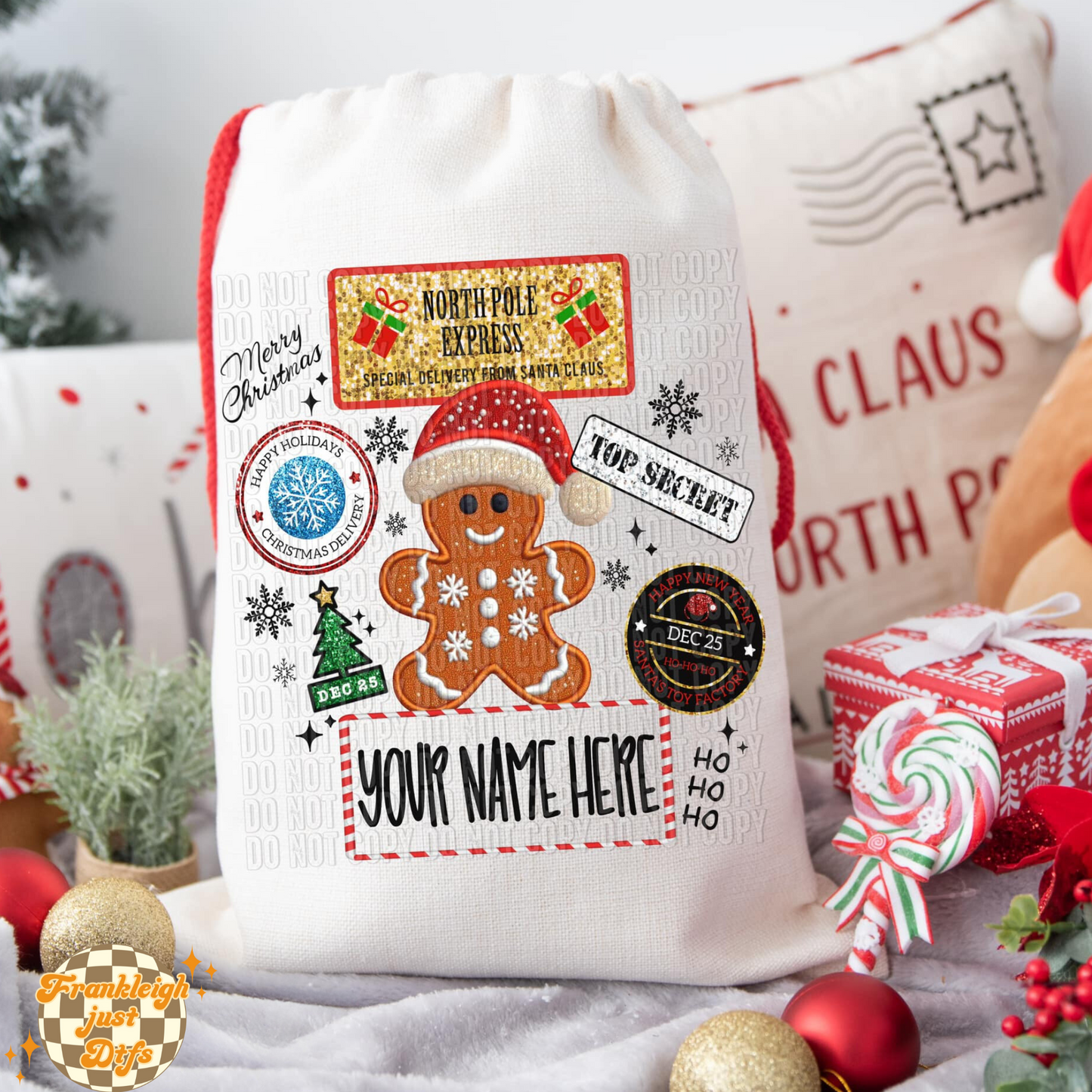 Santa Sack (Designs only) Multiple Choices