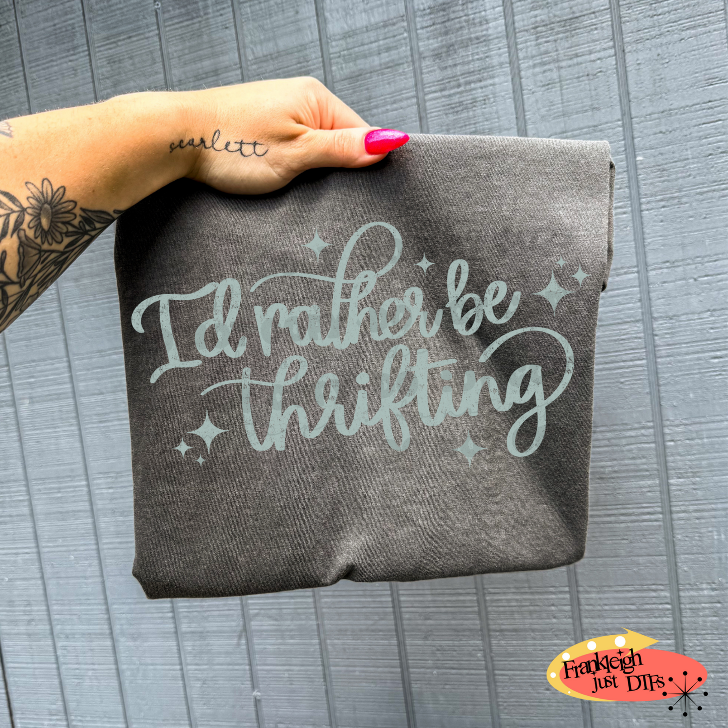 Rather Be Thrifting in Blue