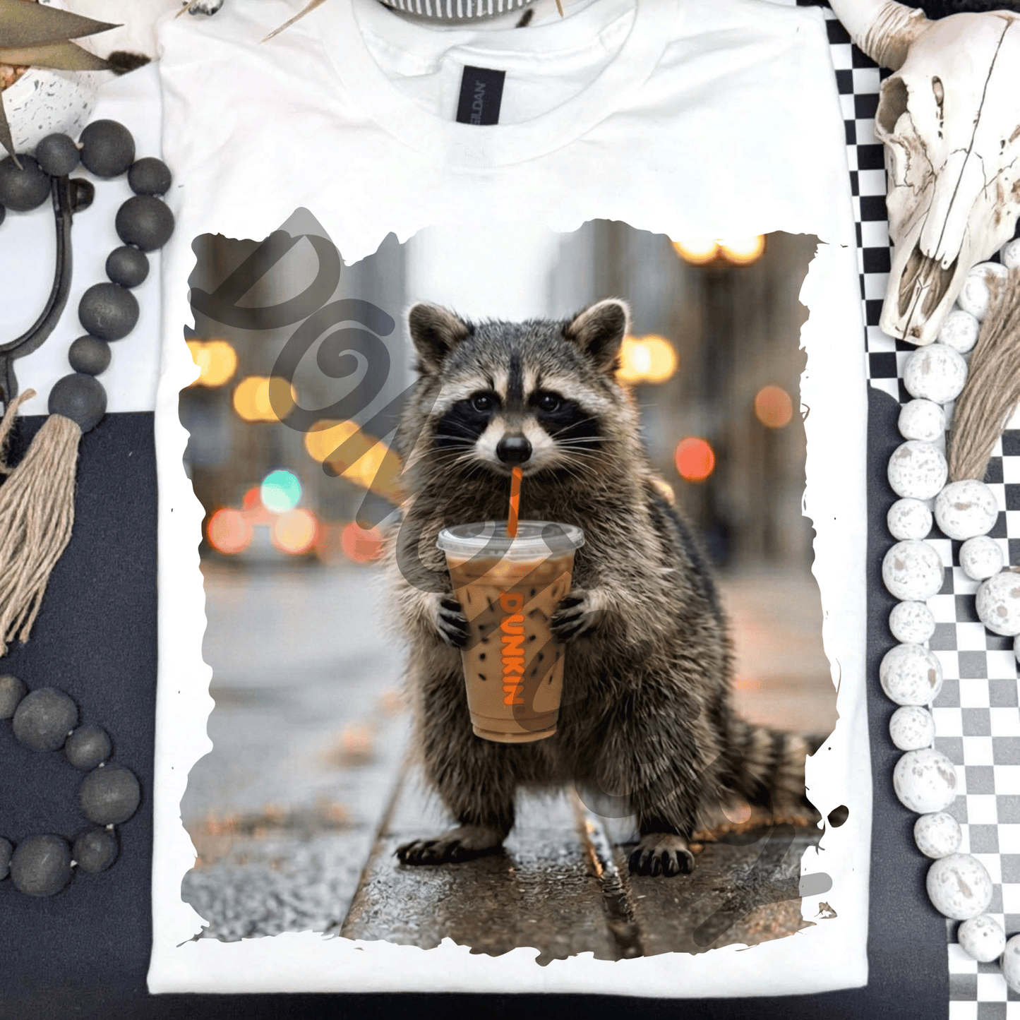 raccoon dunkin