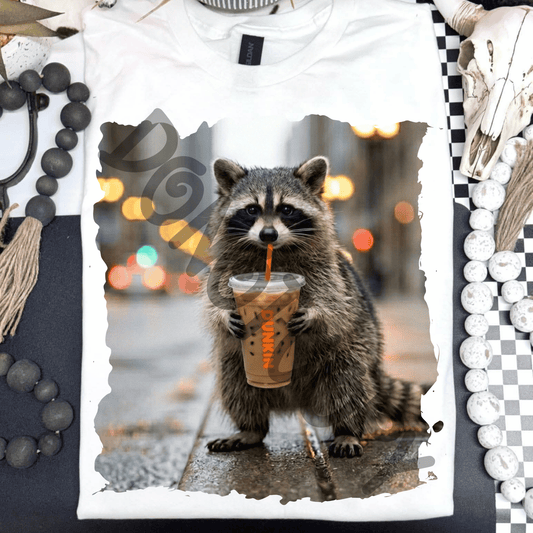 raccoon dunkin