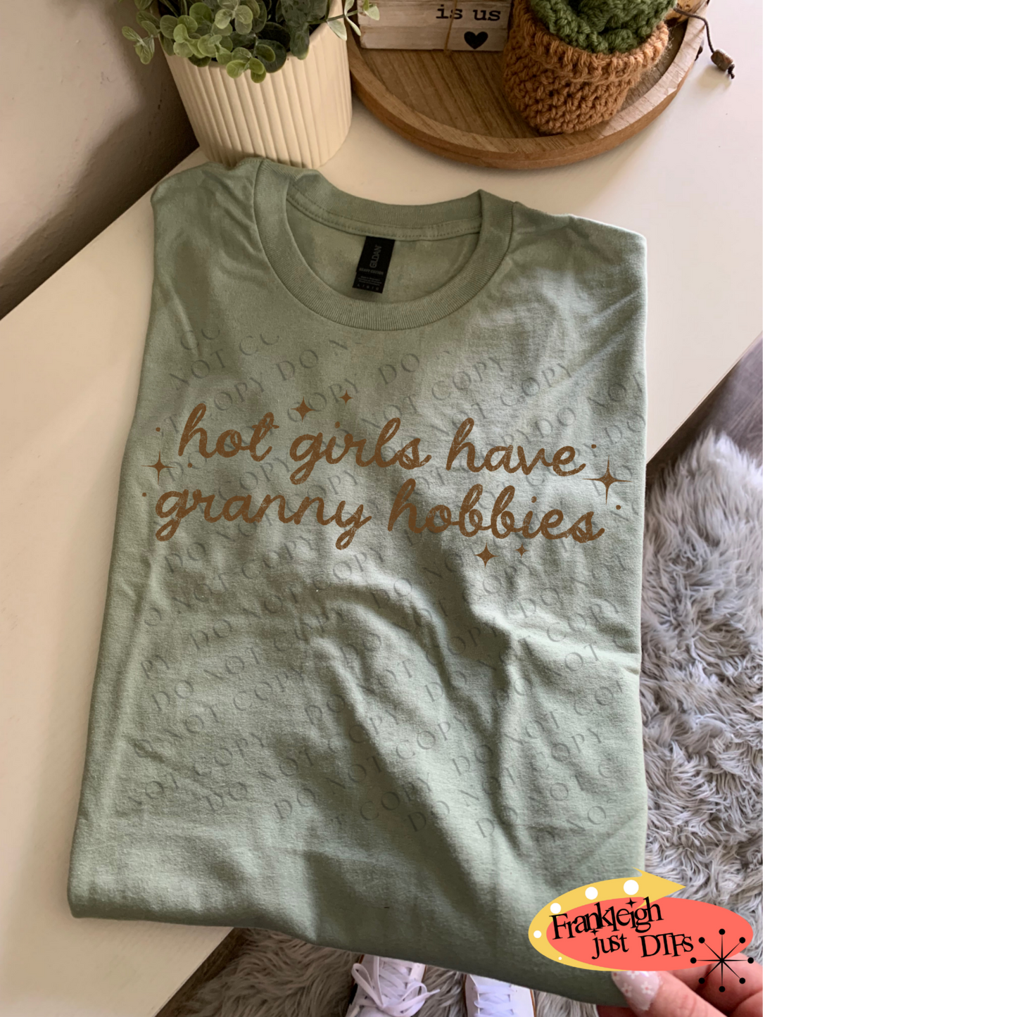 Hot Girls Have Granny Hobbies in Brown
