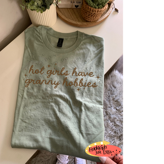 Hot Girls Have Granny Hobbies in Brown