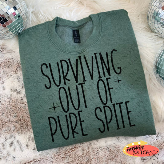 Surviving out of spite