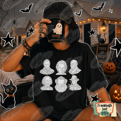 Horror Men white