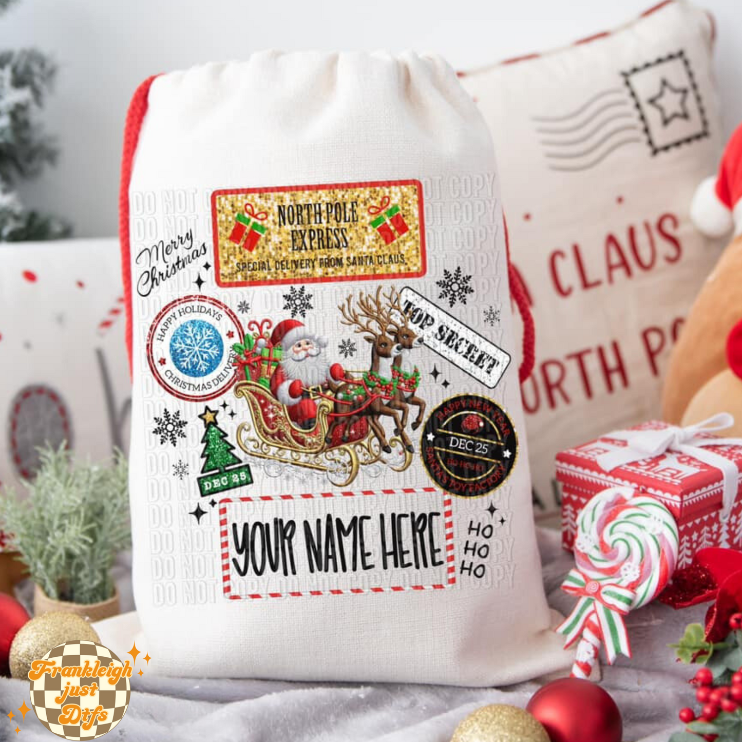 Santa Sack (Designs only) Multiple Choices