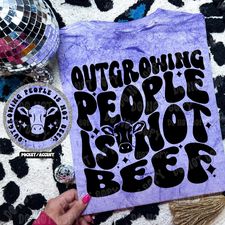 Outgrowing People is not Beef (pocket included)