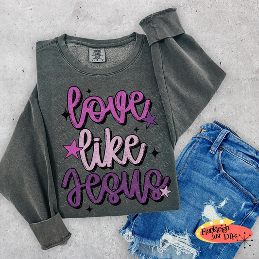 Love Like Jesus Purple