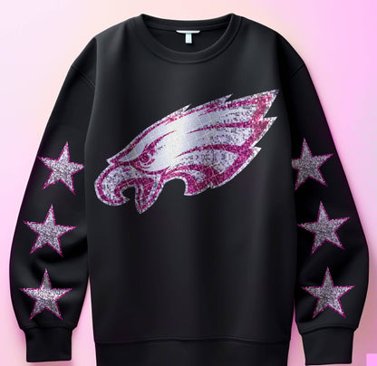 Pink Bling Version Football Various Teams (Pro) includes sleeves