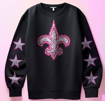 Pink Bling Version Football Various Teams (Pro) includes sleeves