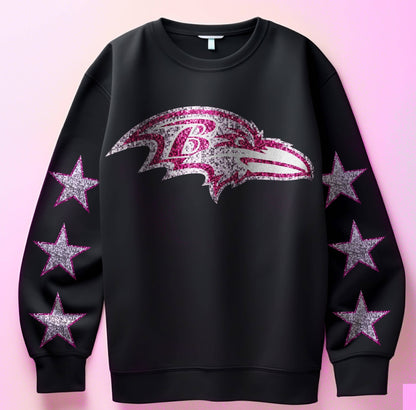 Pink Bling Version Football Various Teams (Pro) includes sleeves