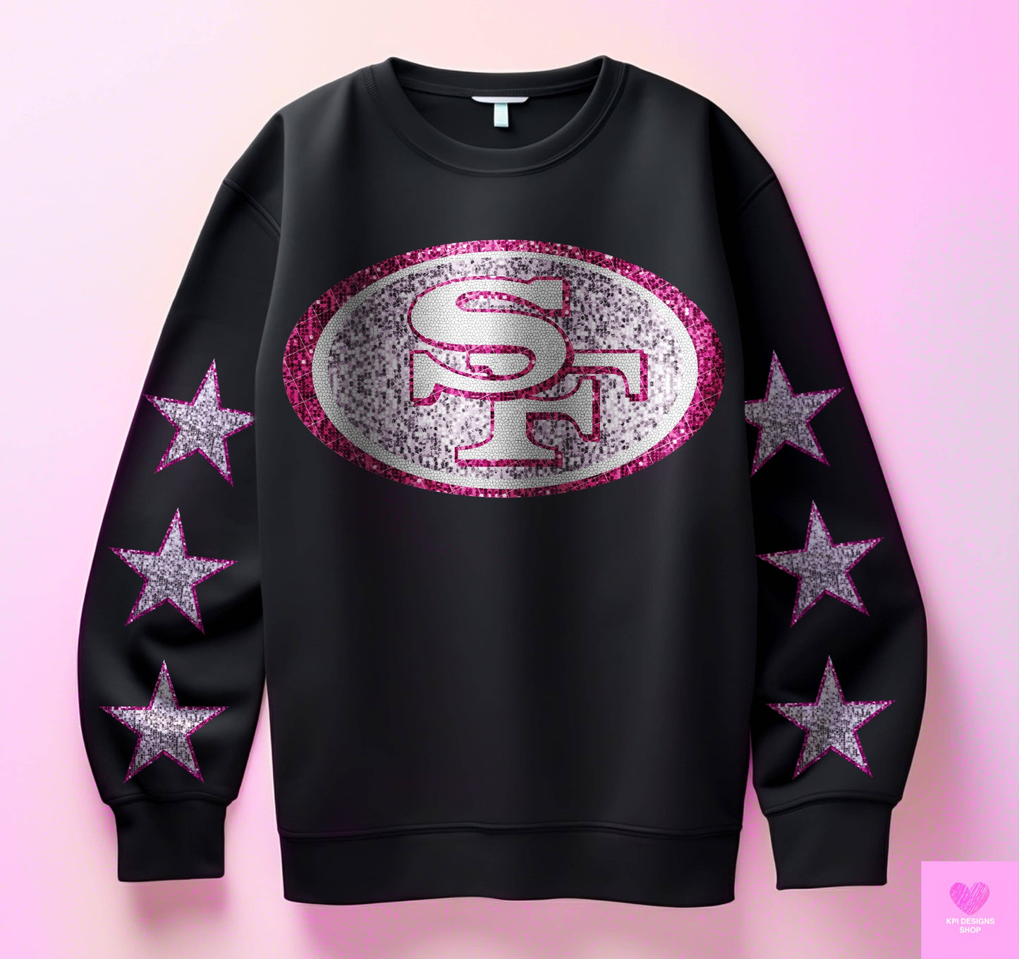 Pink Bling Version Football Various Teams (Pro) includes sleeves