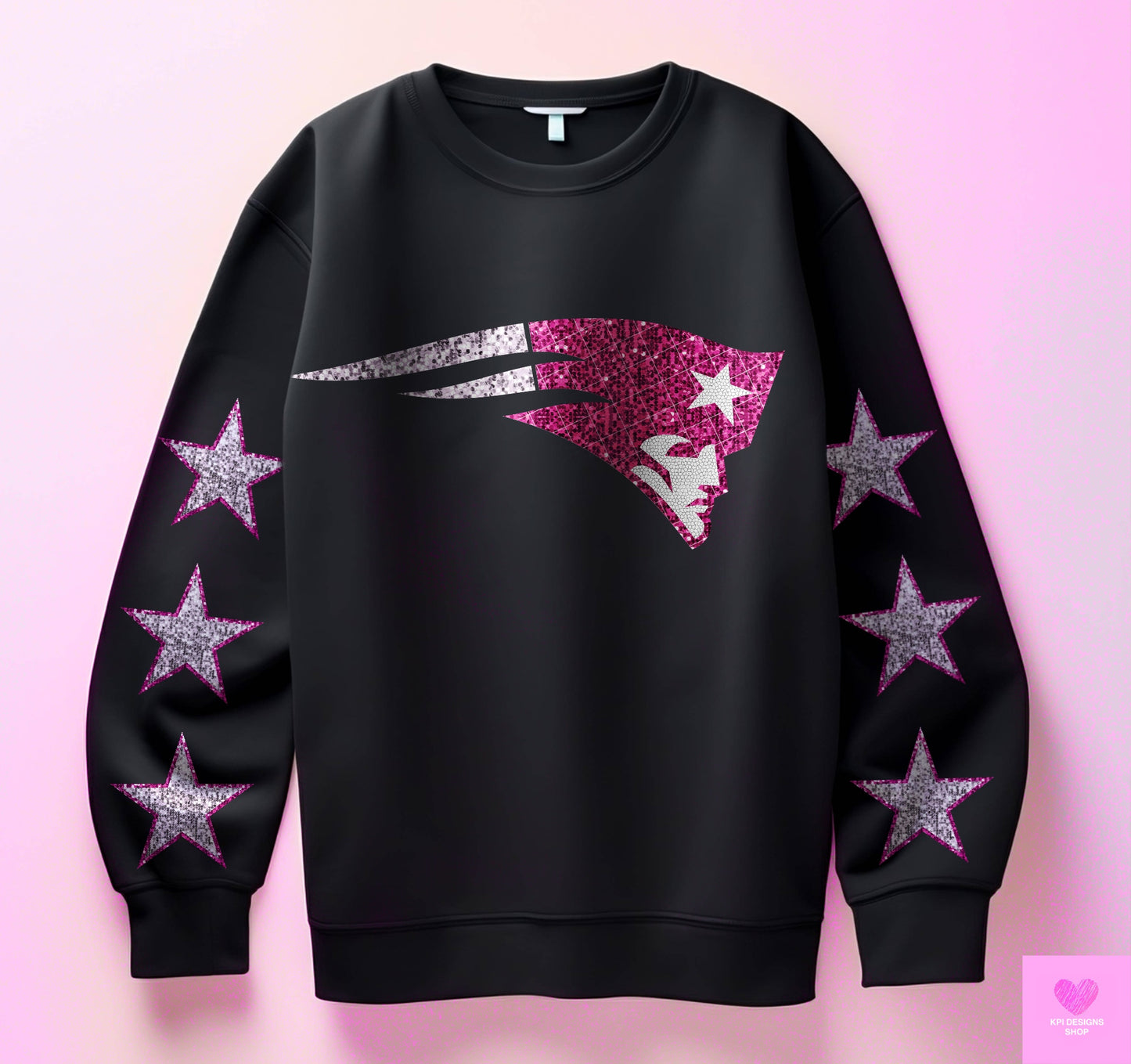 Pink Bling Version Football Various Teams (Pro) includes sleeves