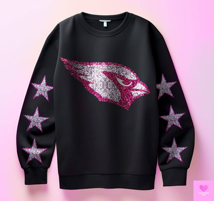 Pink Bling Version Football Various Teams (Pro) includes sleeves