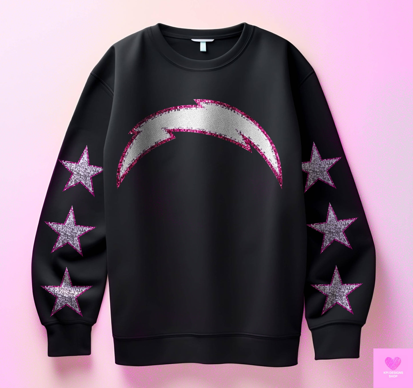 Pink Bling Version Football Various Teams (Pro) includes sleeves