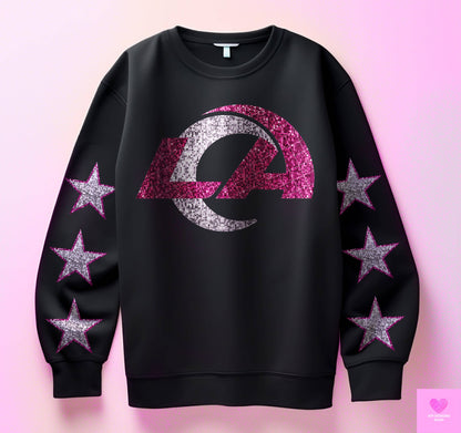 Pink Bling Version Football Various Teams (Pro) includes sleeves