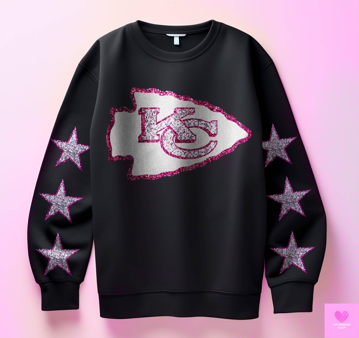 Pink Bling Version Football Various Teams (Pro) includes sleeves